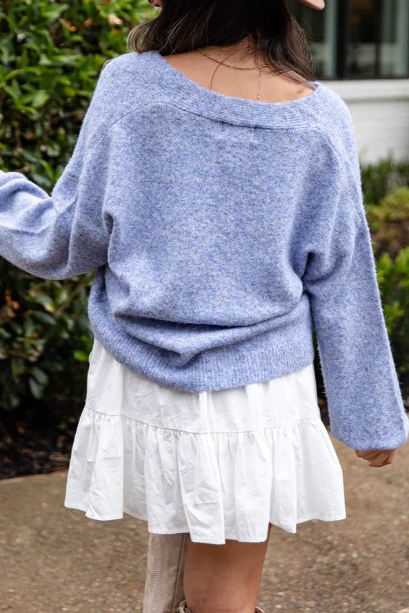 Bluebell Breeze Knit Sweater Cardigan