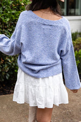 Bluebell Breeze Knit Sweater Cardigan