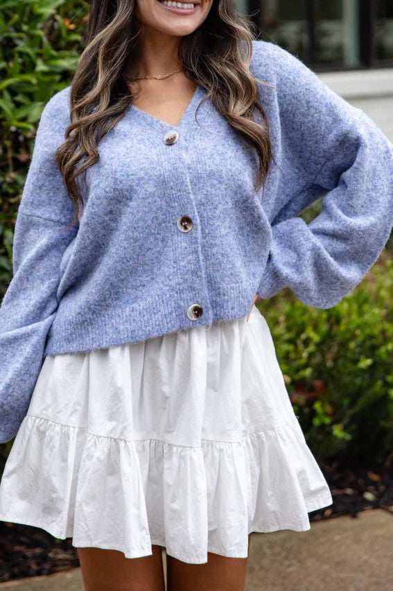 Bluebell Breeze Knit Sweater Cardigan